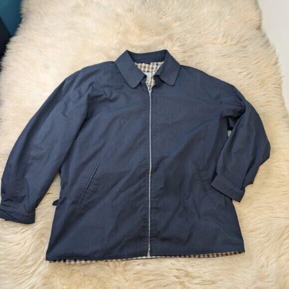 Vintage Aquascutum Men's Lightweight Jacket, Lined, Size 42